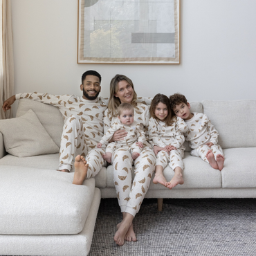 Feetje Pyjama 2 pièces Croissant Twinning Champagne Adulte