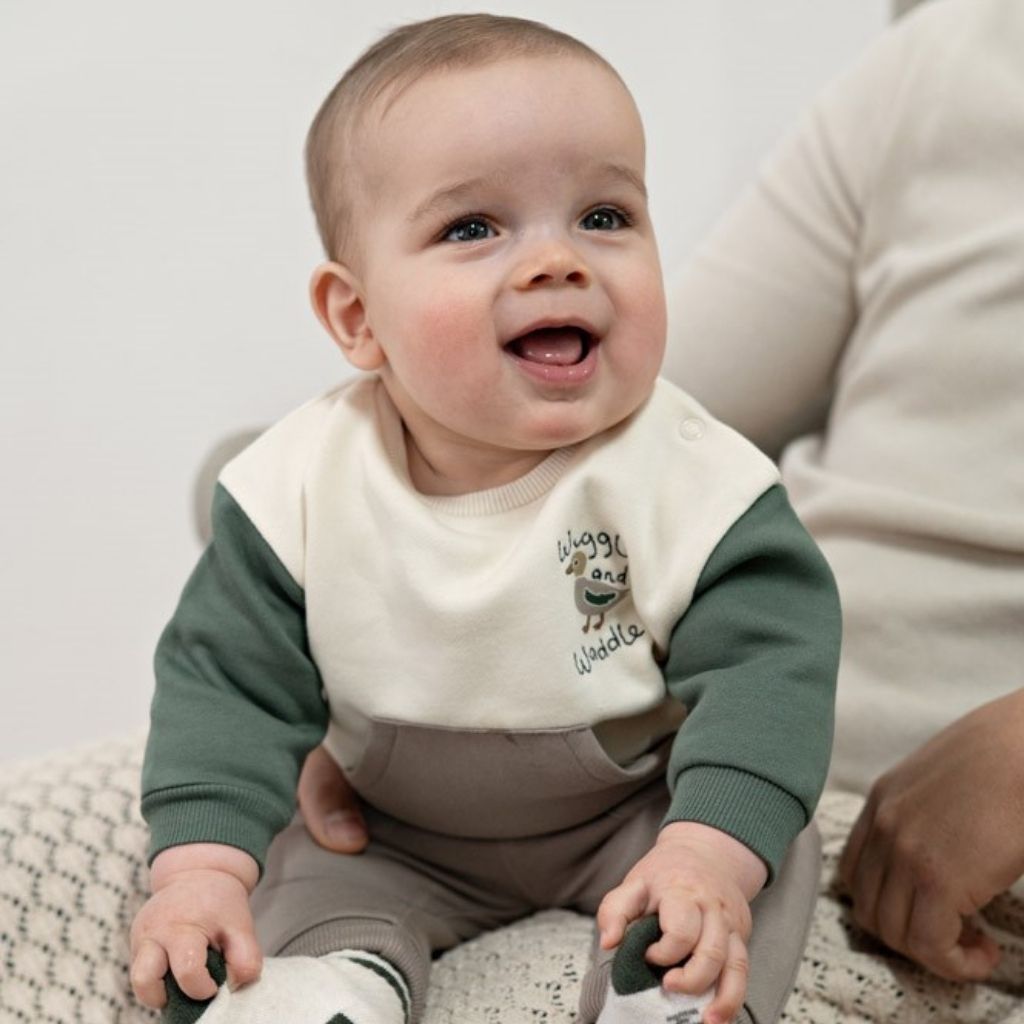 Feetje Pull Relaxed Fit Wiggle and Waddle Garçons Offwhite