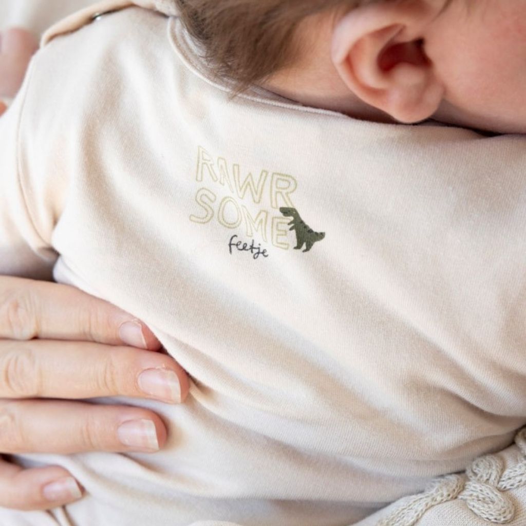 Feetje T-shirt lange mouwen Rawrsome Offwhite