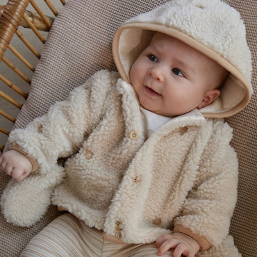 Little Dutch Jas Teddy Safari Friends Sand Uniseks