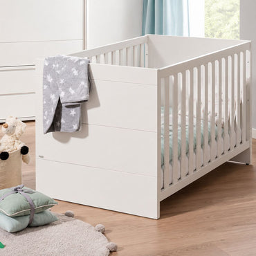 PAIDI Lit Enfant Fiona Lit évolutif Lg 70 x L 140 cm White