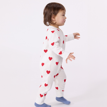 Petit Bateau Pyjama Groot Hart Katoen Zonder Voetjes
