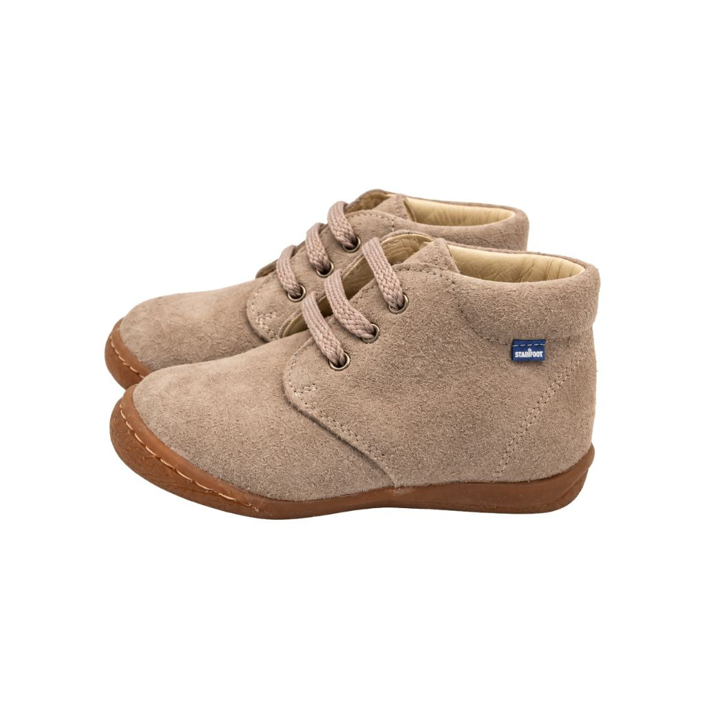 Stabifoot Chaussures Pour Bébé First Steps En Cuir Ricky Niquel Unisexe