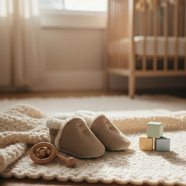 Stabifoot Chaussures Pour Bébé En Cuir Avec Doublure En Laine Niquel Unisexe