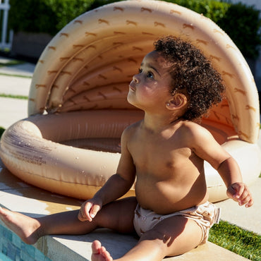 SwimEssentials Piscine pour bébé Beige Roamer
