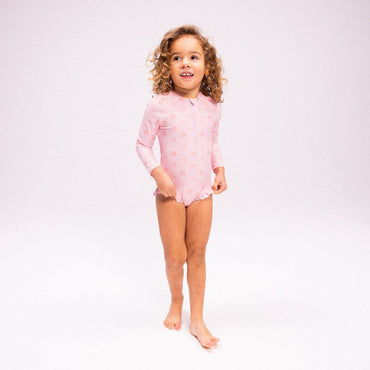 SwimEssentials T-shirt de bain anti-UV Shell Tastic Rose