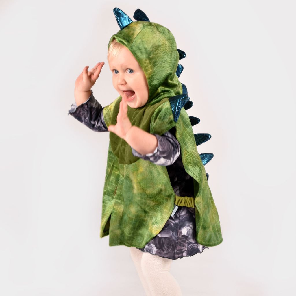 Den Goda Fen Déguisement Mini Cape Dragon/Dino taille 86-110 - 1-4 ans