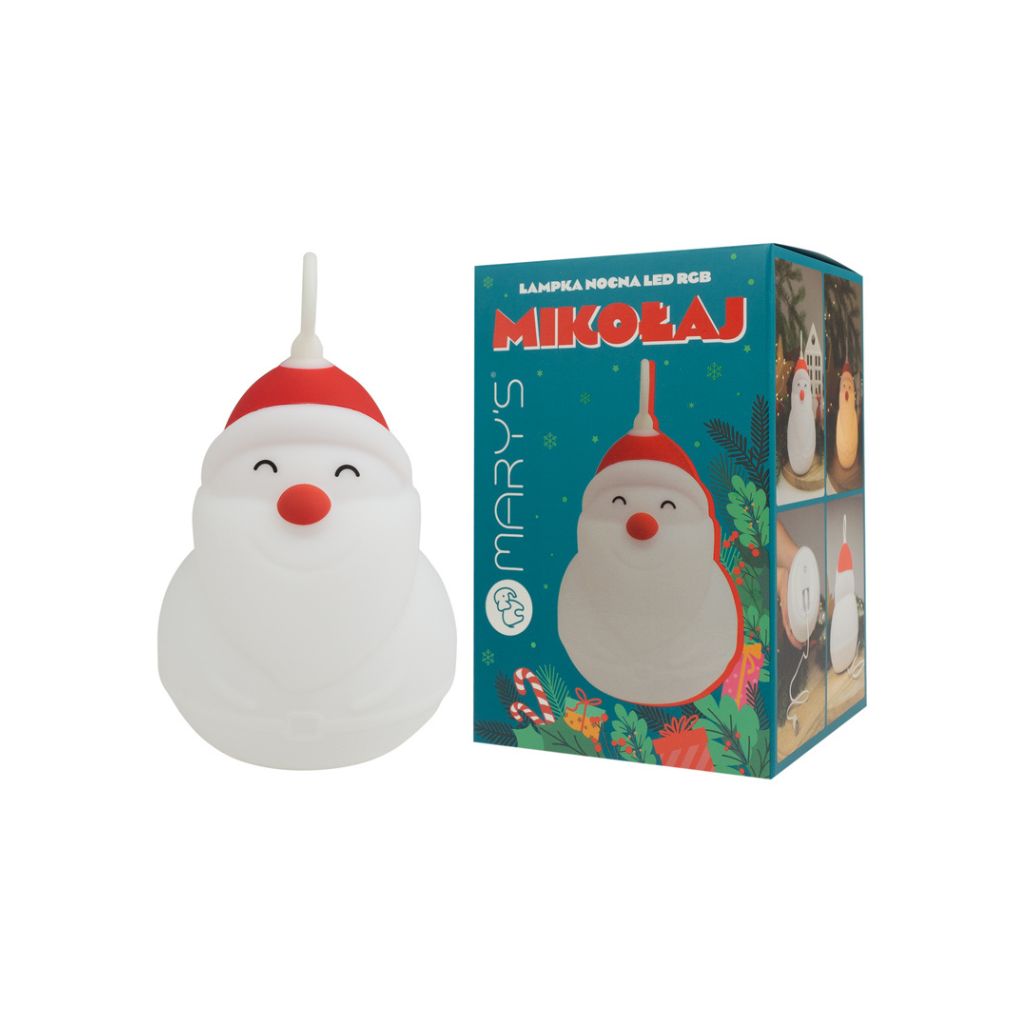 MARY'S Nachtlamp LED RGB Kerstman
