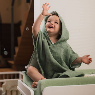Dreambee Poncho Oscar reversible kikker