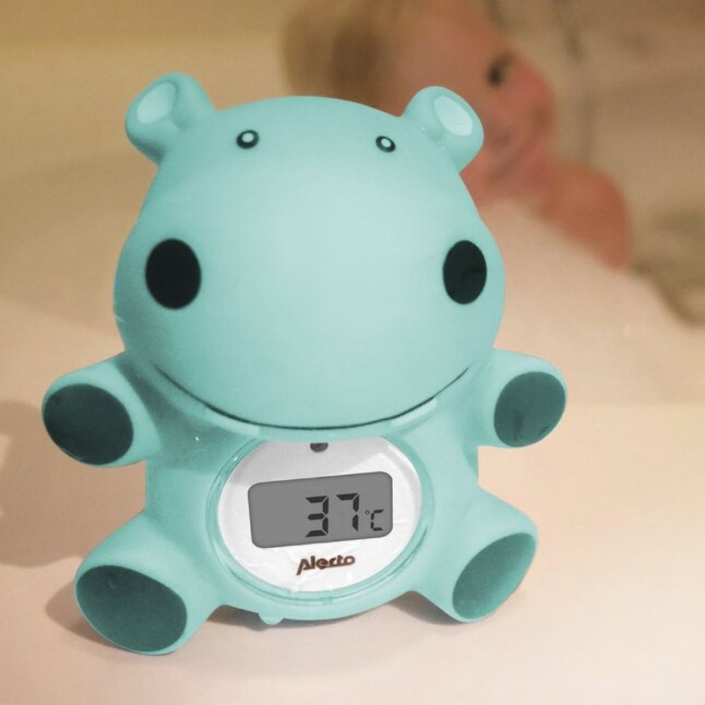 Alecto Thermomètre de bain et chambre Hippopotame