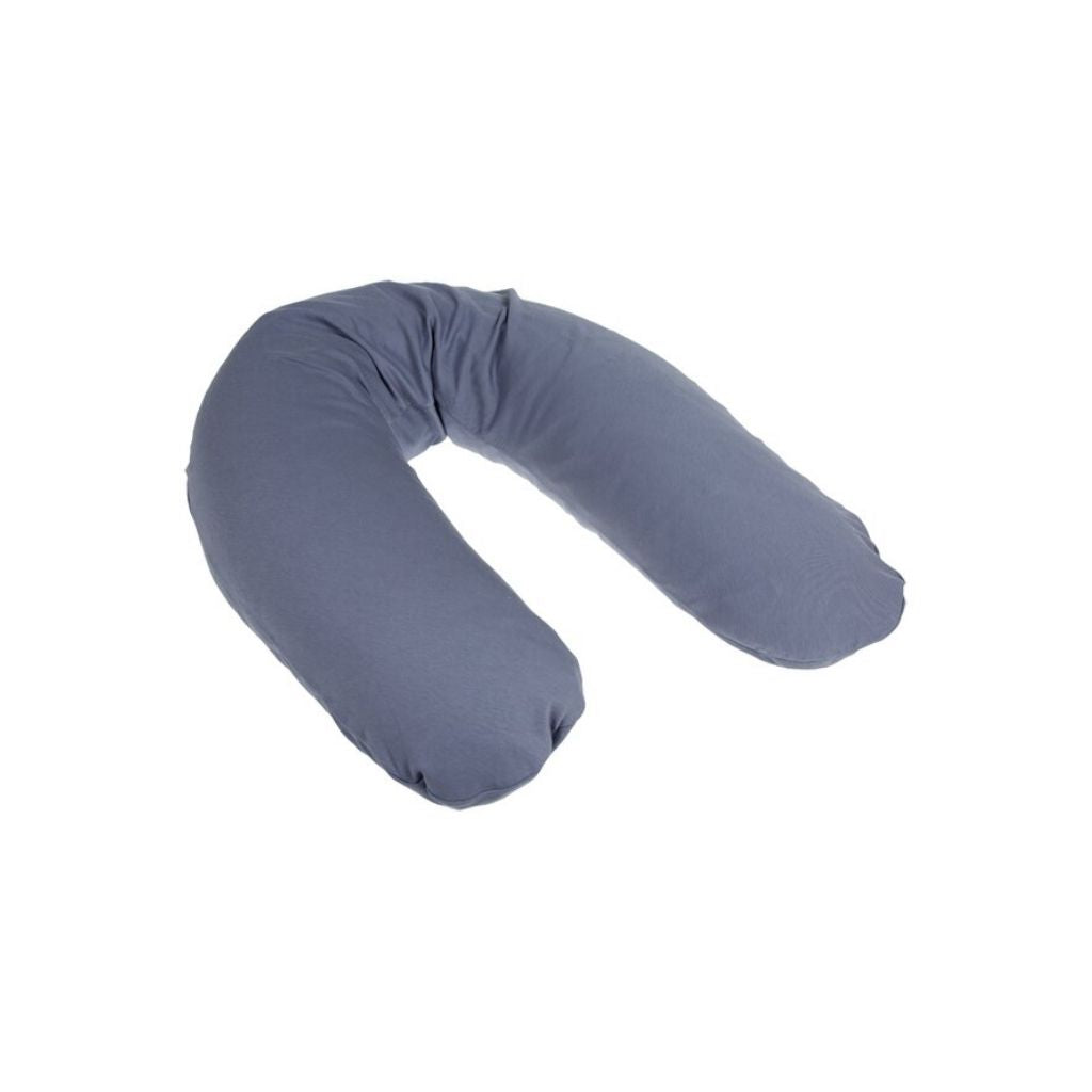 Dreambee Housse pour coussin de positionnement et d'allaitement Essentials bleu gris clair