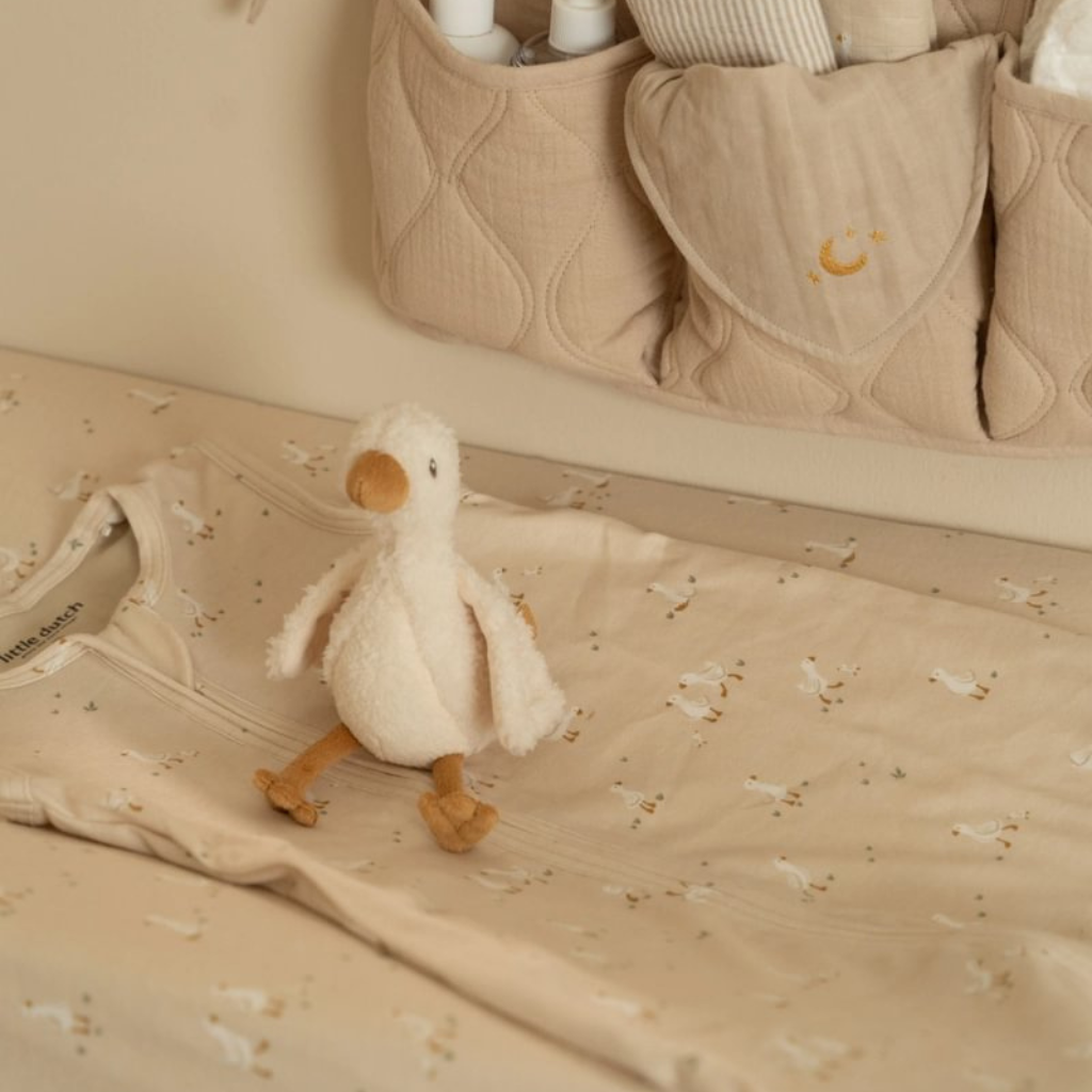 Little Dutch Sac de couchage Newborn Naturals Little Goose TOG 1,0 Beige 60 cm