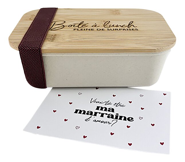Minimou Lunchbox Veux-tu être ma marraine?