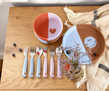 Lässig Bol en silicone Happy Rascals Heart Lavender