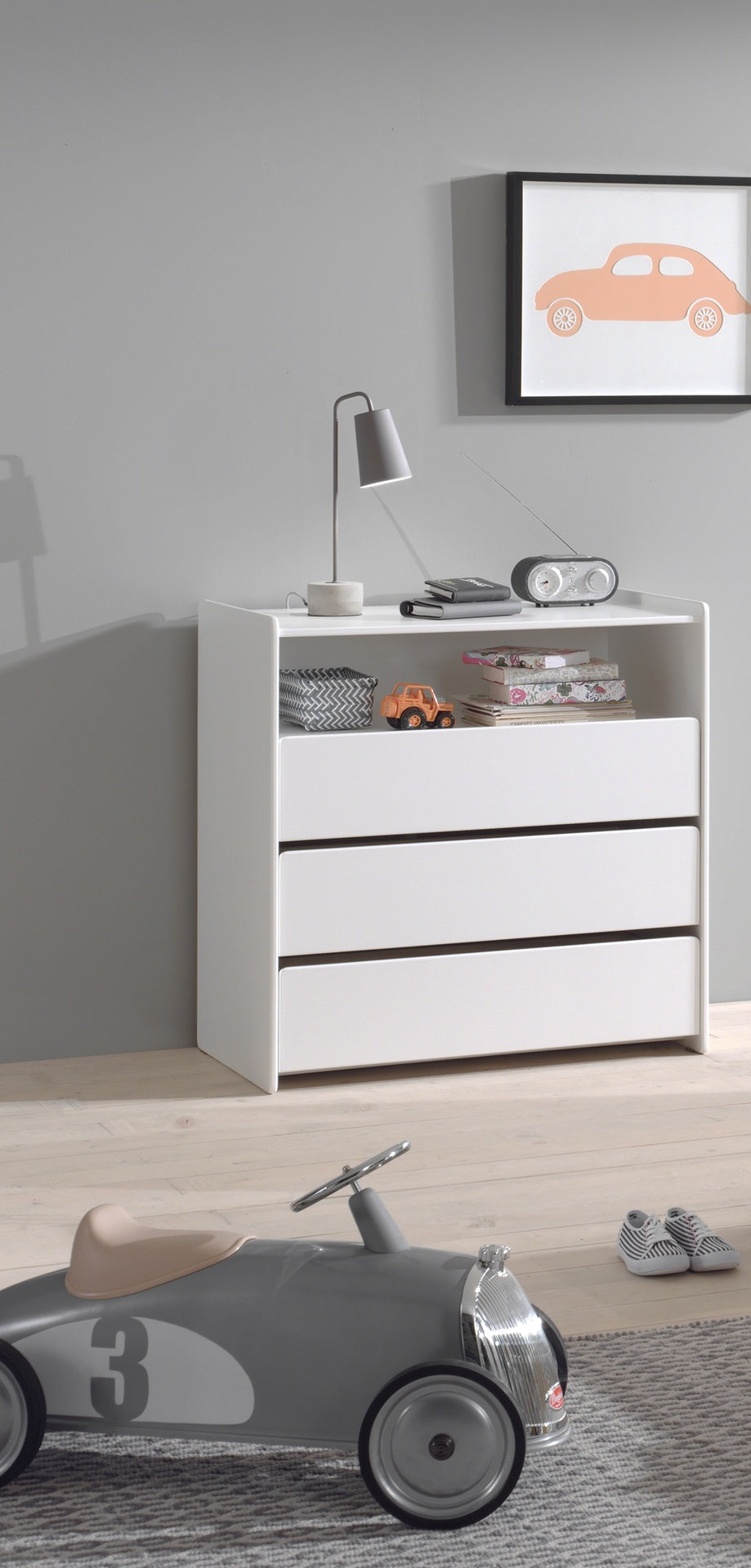 Jaxx Commode avec rallonge Kiddy blanc