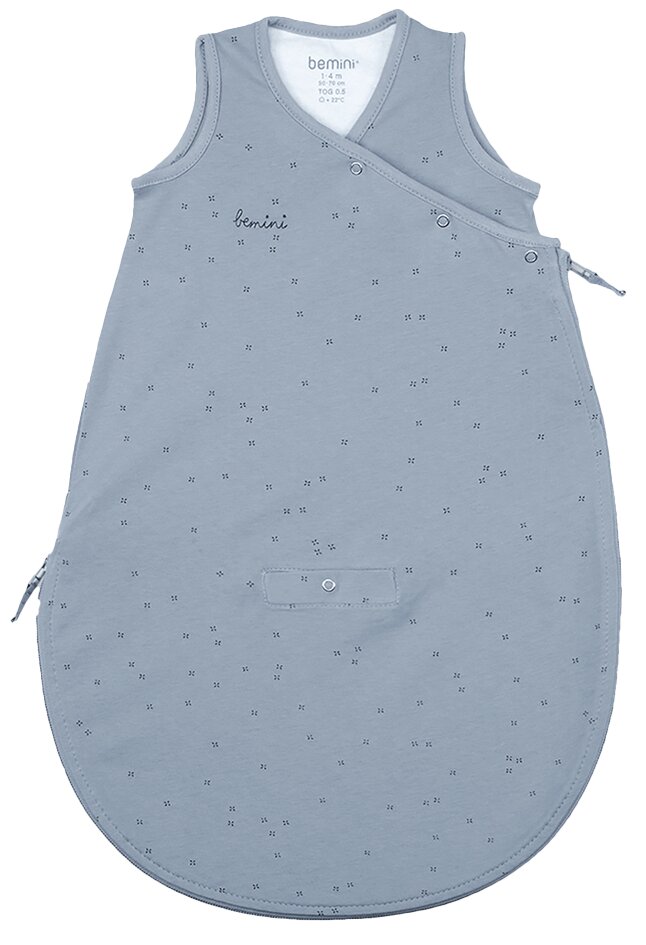 Bemini Sac de couchage d'été Oupss Magic Bag TOG 0,5 Blue 60 cm