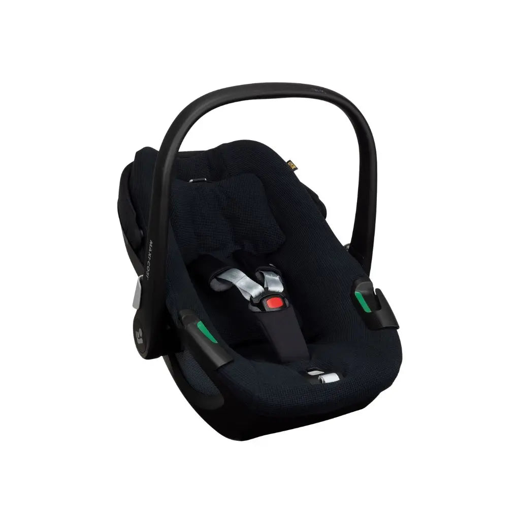 Ukje Housse De Siège Auto Pour Maxi-Cosi Siège Auto Portable Pebble 360 Groupe 0+ Noir Gaufré