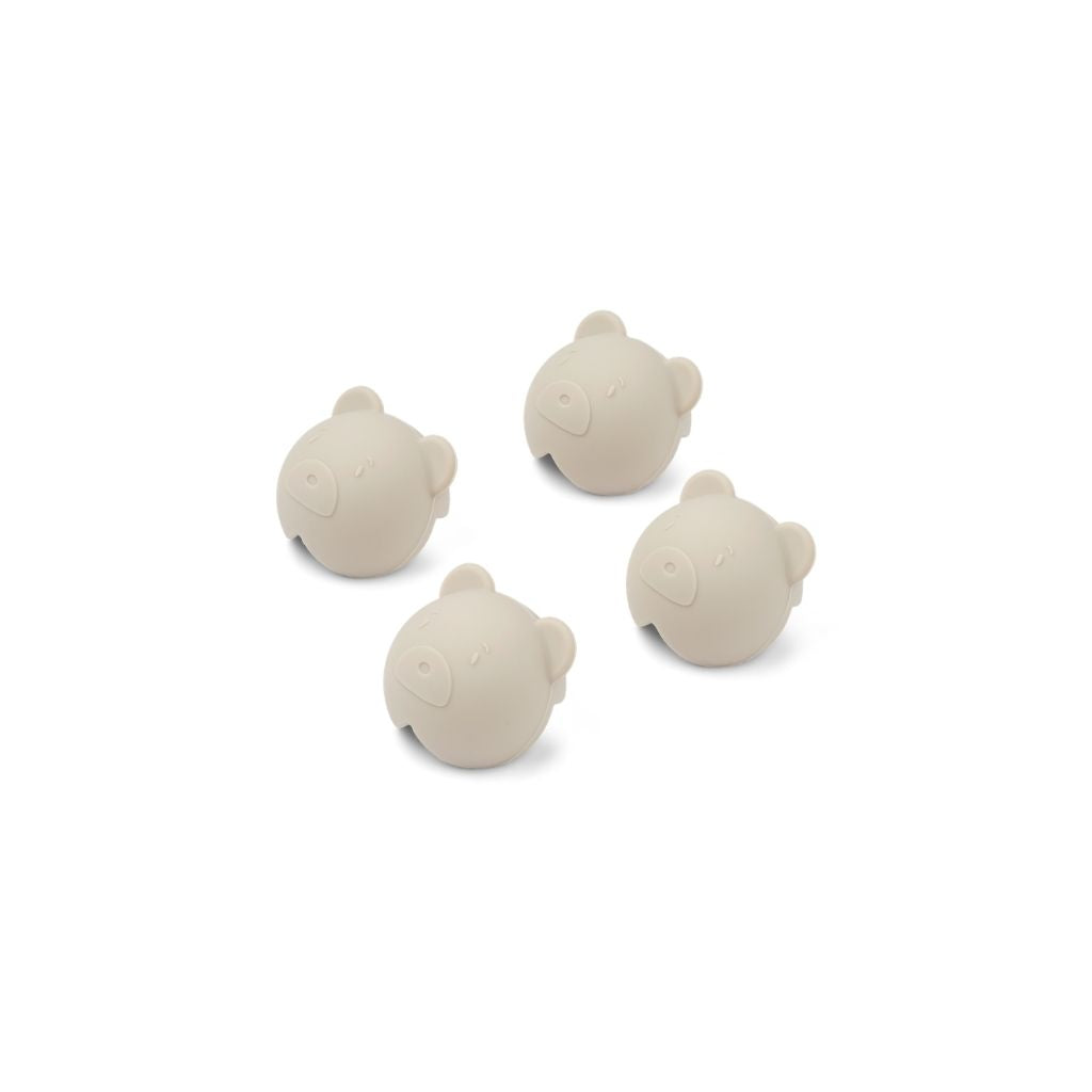 Liewood Protection pour coins de table Abraham Bear Sandy - 4 pièces