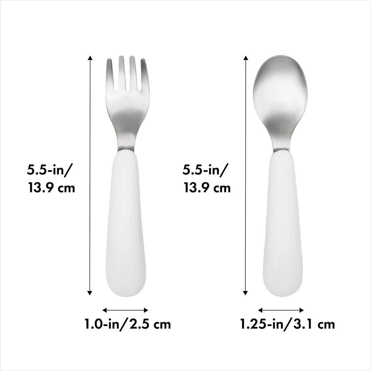 OXO Tot Fourchette et cuillère Opal