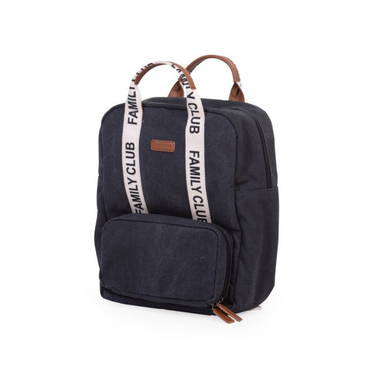 Childhome Verzorgingsrugzak Family Club Signature zwart