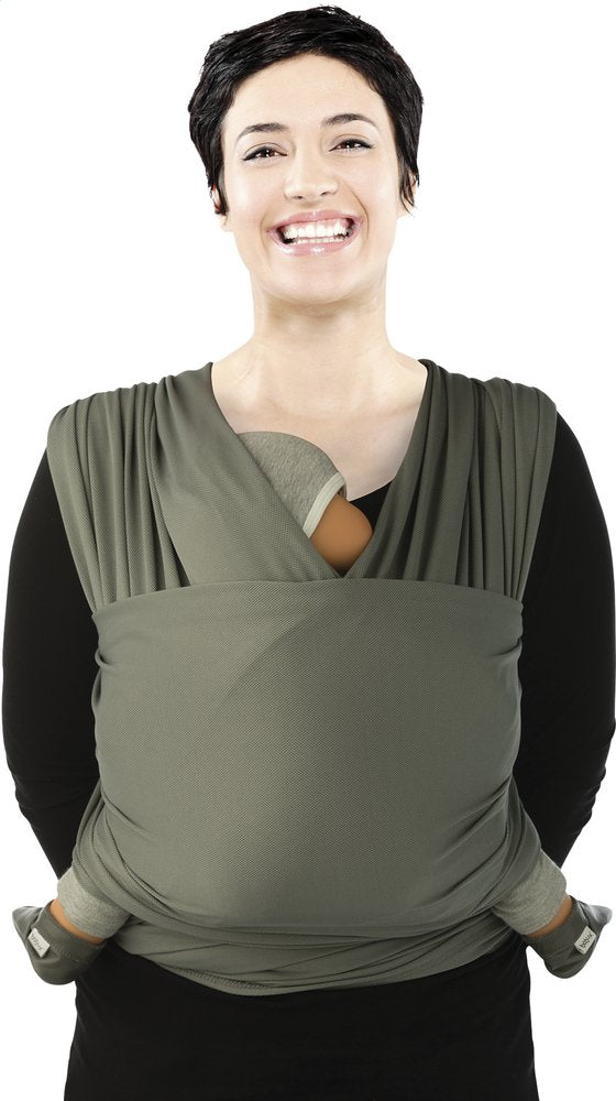 Babylonia Écharpe de portage extensible Tricot-Slen Cool Mist Grey