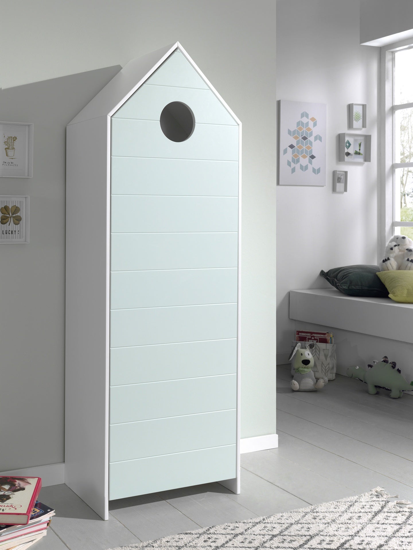 Jaxx Garde-robe 1 porte Casami Mint