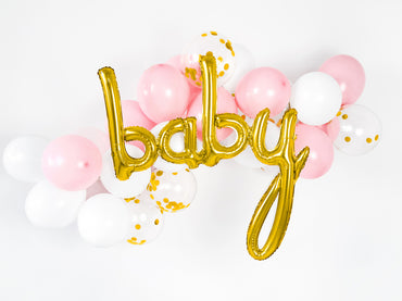 JEP! Ballon alu Hello Baby Girl Gold