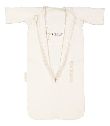 Puckababy Zomerslaapzak The Bag Newborn Cotton Pure TOG 0,5 Off White 70 cm