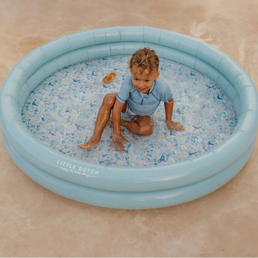 Little Dutch Opblaasbaar kinderzwembad Ocean Dreams Blauw