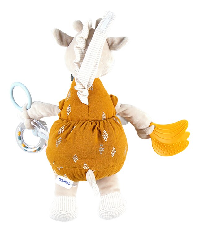 Noukie's Peluche d'activités Tiga, Stegi & Ops - Tiga 40 cm