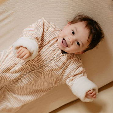 Puckababy 4-seizoenenslaapzak Stripes TOG 0,25-2,5 Hazel 100 cm