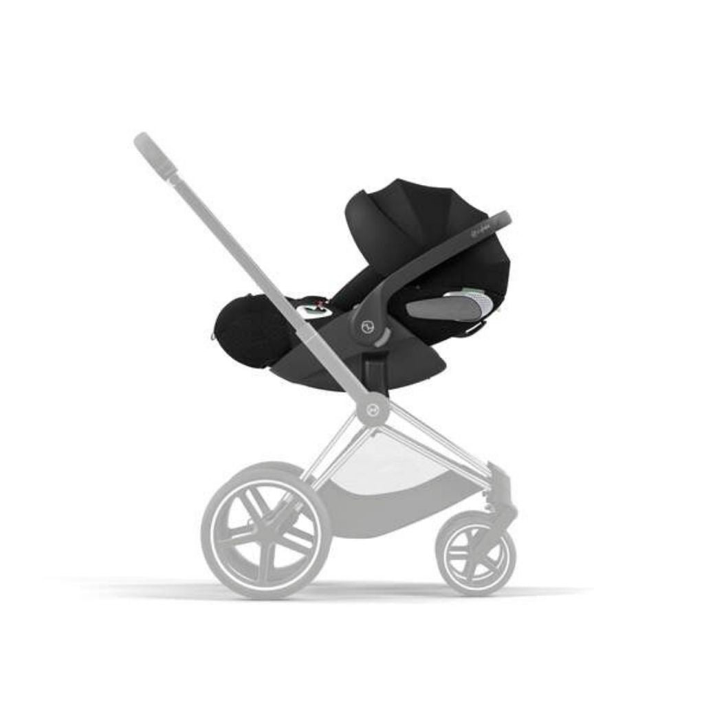 Cybex Siège-auto portable Cloud T Groupe 0+ i-Size Sepia Black
