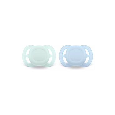 Philips AVENT Fopspeen + 0 maanden Ultra Start Mix munt/blauw, lila/perzik - 2 stuks