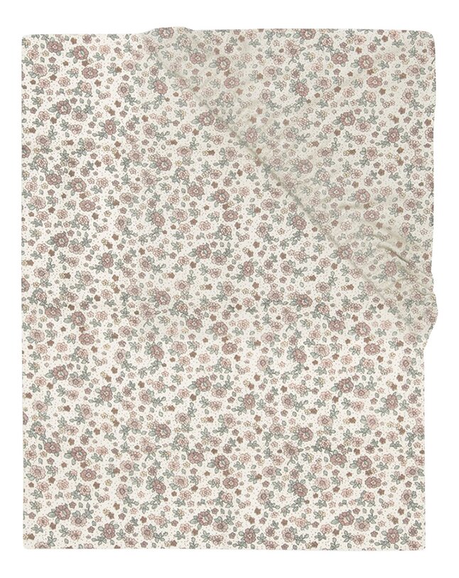 Jollein Drap-housse pour berceau Retro Flowers Lg 50 x L 90 cm