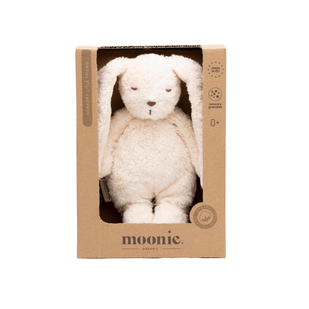 Moonie Knuffel Sensory Little Bunny Polar