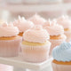 Gender reveal cupcakes
