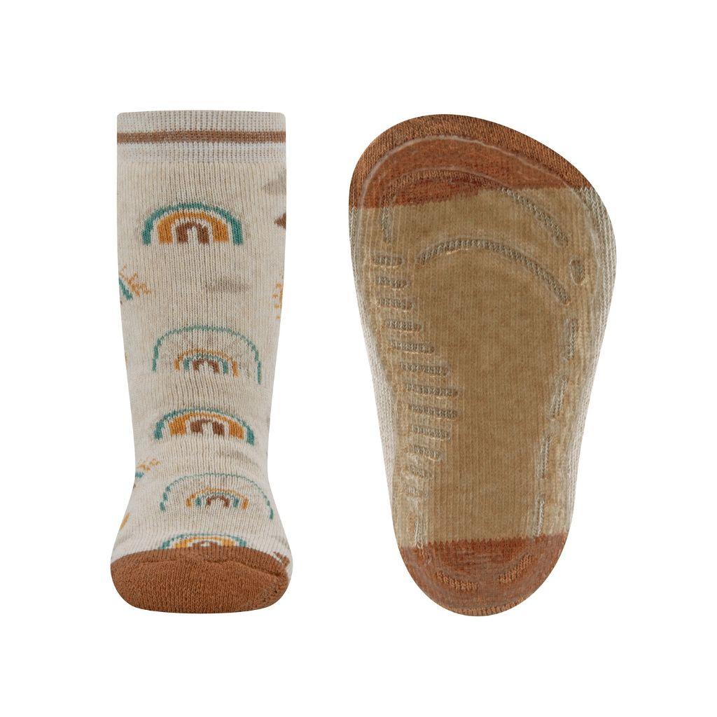 Ewers Sokken antislip Regenboog beige