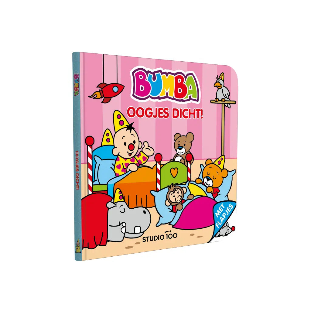 Bumba Livre en carton avec volets - Ferme les yeux Bumba NL