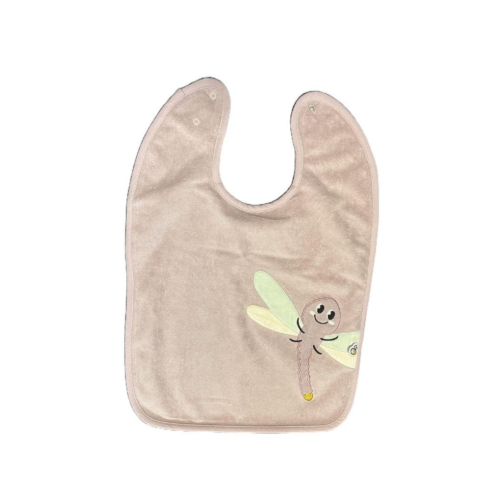 Dreambee Bavoir XL Oscar Libellule Rose