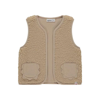 BabyFace Gilet teddy nude Girls