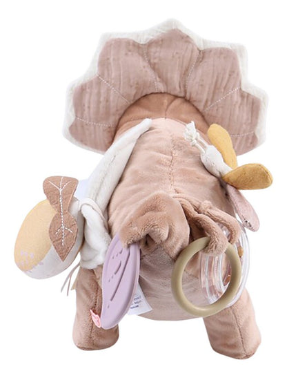 Noukie's Peluche d'activités Popsie, Gigi & Louli - Tricératops Popsie 15 cm