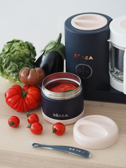Béaba Food jar 500ml Light Rose/Night Blue