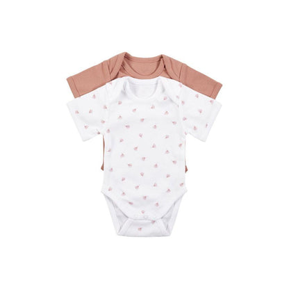 Dreambee Body cache-coeur à manches courtes Essentials Flower rose - 2 pièces