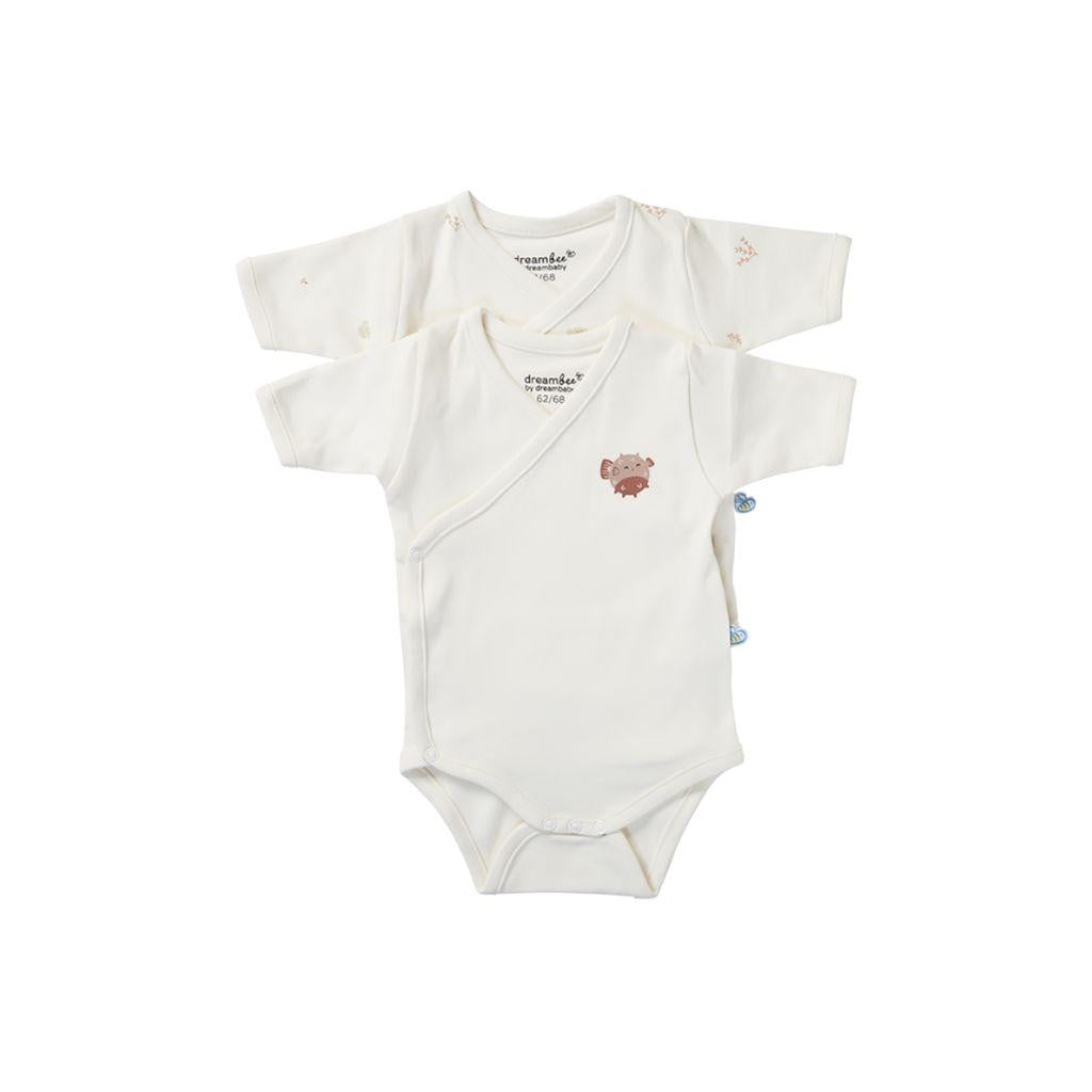 Dreambee Body cache-coeur à manches courtes Billie beige - 2 pièces