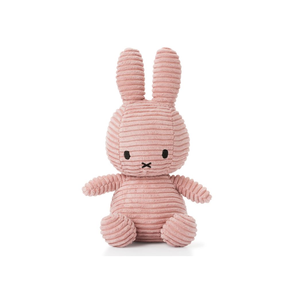 Knuffel Ribfluweel Nijntje Pink 23 cm