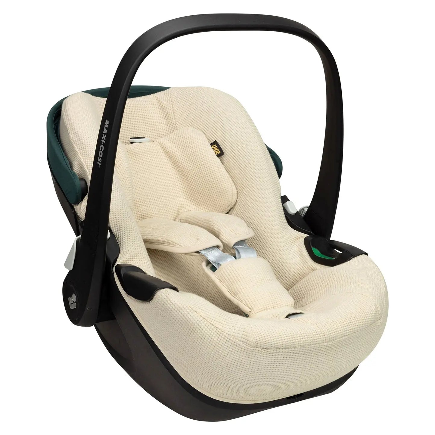 Ukje Housse De Siège-auto Pour Maxi-Cosi Siège Auto Portable Pebble 360 Pro (2) Groupe 0+ Noir gaufré 