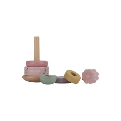 Little Dutch Tour d'empilage en bois Fairy Garden Fleur