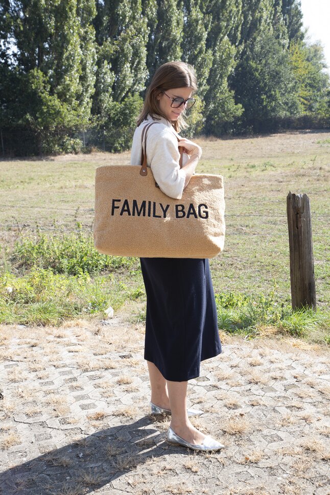 Childhome Sac à langer Family Bag teddy brun