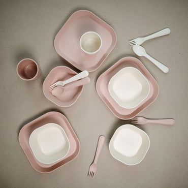 Mushie Assiette Blush - 2 pièces