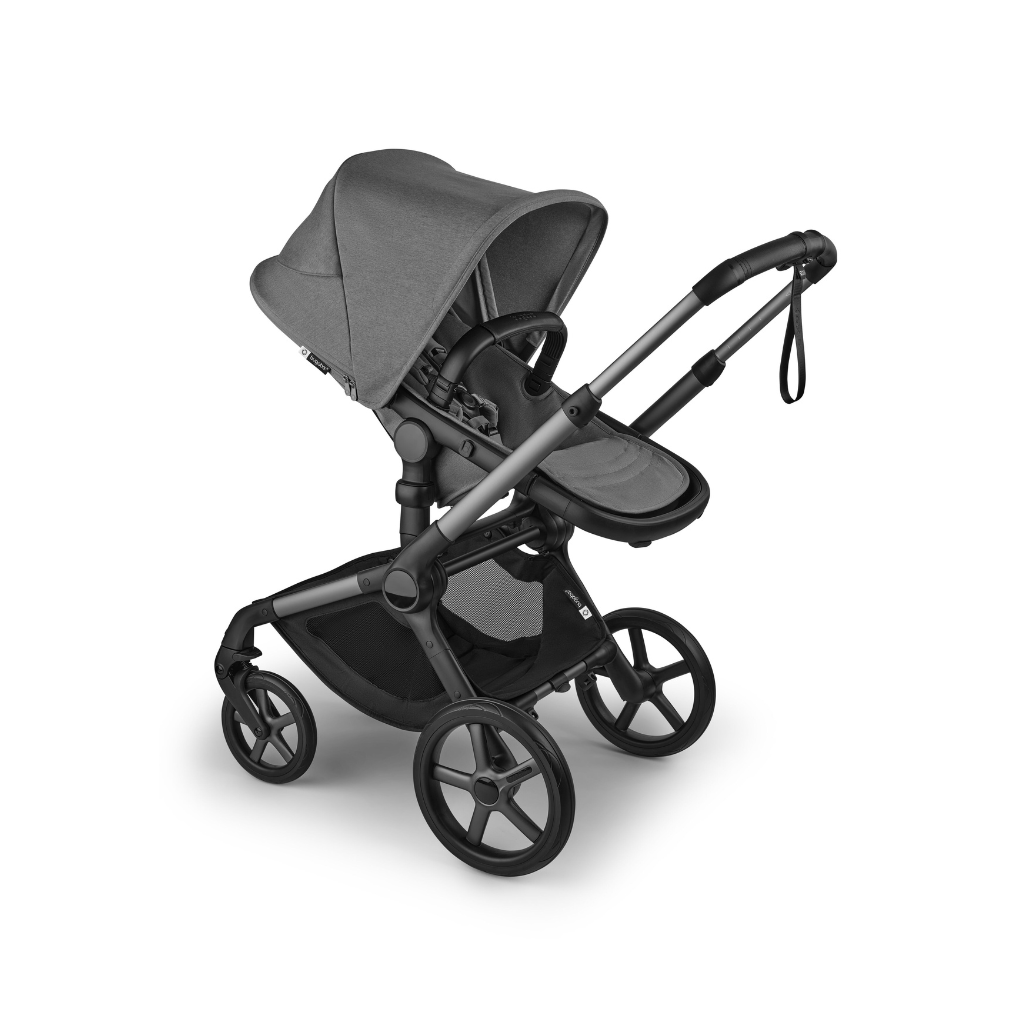 Bugaboo Kinderwagen Fox 5 Renew met draagmand Graphite / Moon Grey
